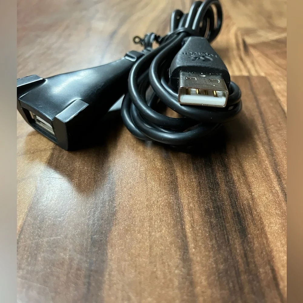 Logitech 5 Feet USB Male To Female USB Extension Cable Weighted Dock End NEW